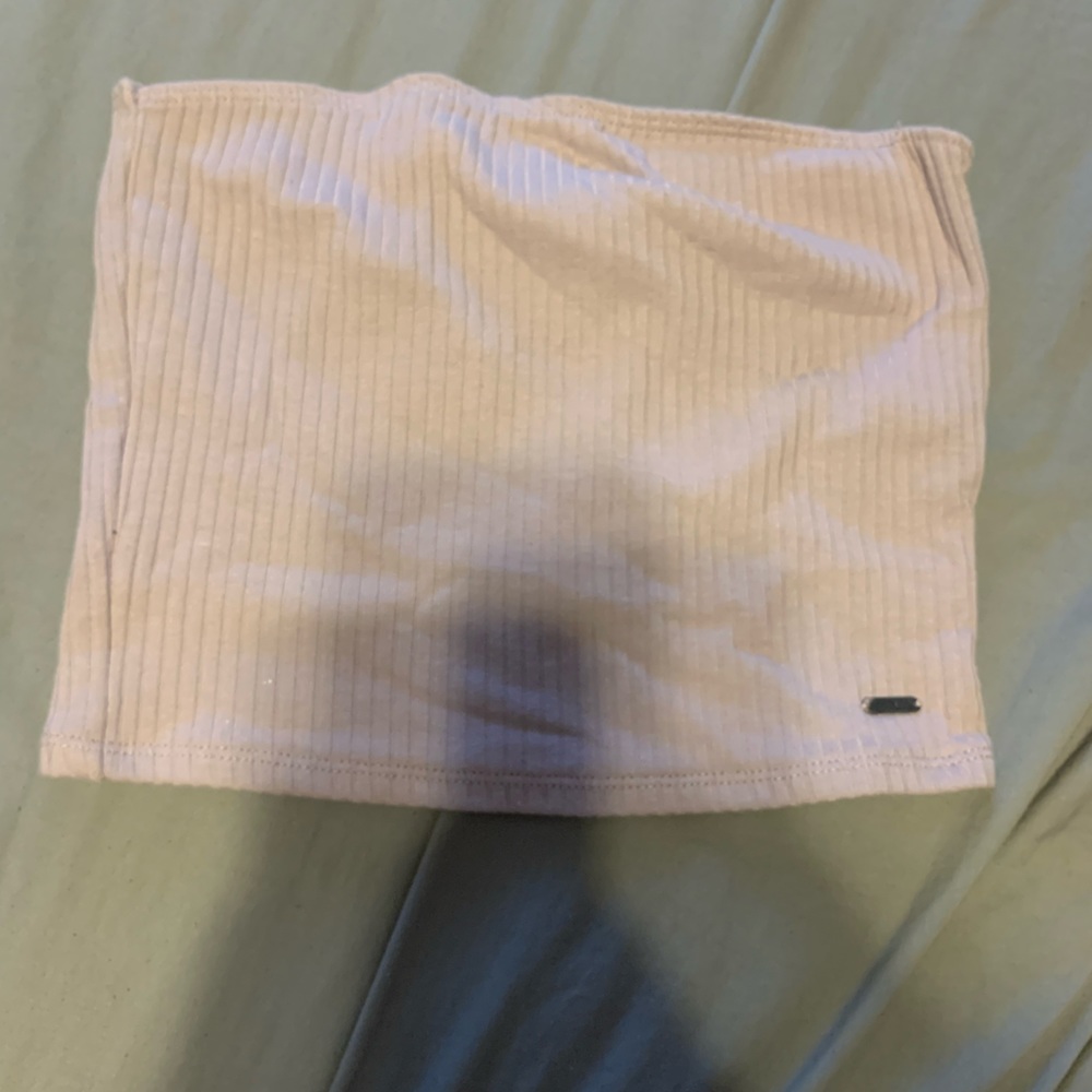 light purple hollister tube top size xs